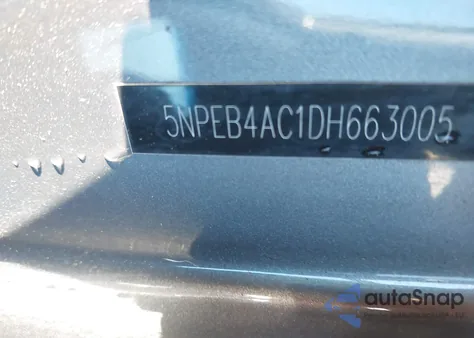 2013 Hyundai Sonata Gls from USA, damaged, VIN 5NPEB4AC1DH663005